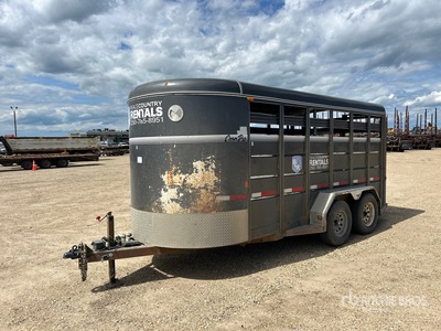 2017 Cornpro 16 ft T/A Horse Trailer