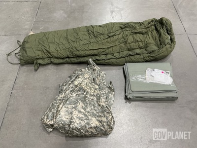 (37) Wet Weather Ponchos, (12) Self-Inflating Sleeping Mats & Assorted Items