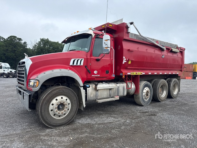 2016 Mack GU713 Granite 8x4 Tri/A Dump Truck