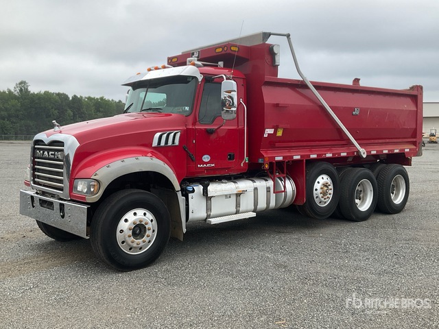 2016 Mack GU713 8x4 Tri/A Dump Truck