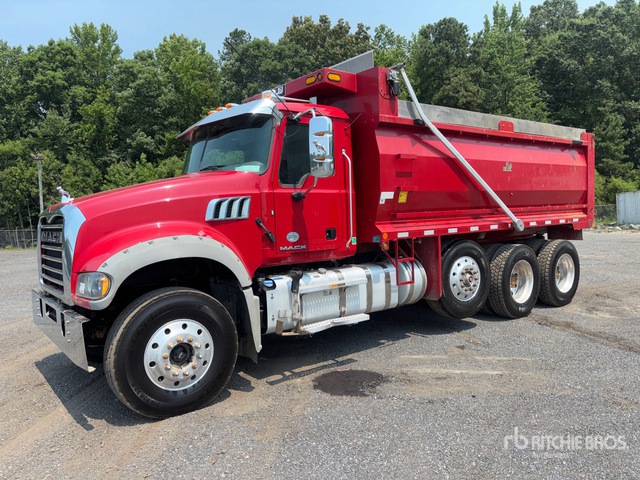 2016 Mack GU713 8x4 Tri/A Dump Truck