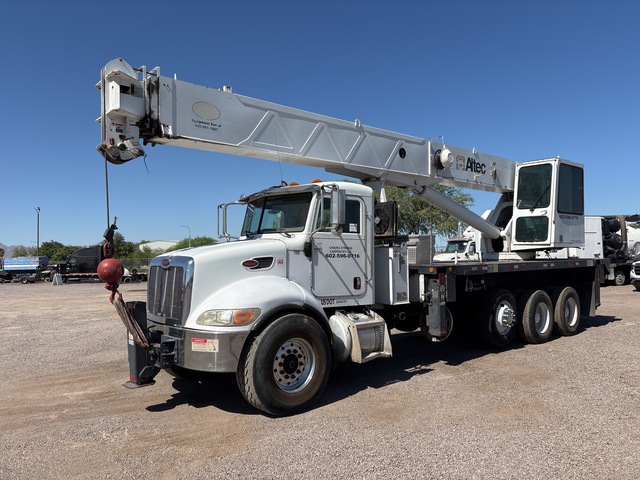 2007 Altec AC38 103S 38 ton Straight Boom on 2007 Peterbilt 340 8x4 Boom Truck