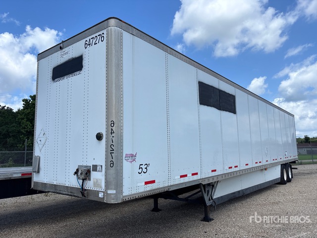 2017 Wabash DVCVHPC 53 ft x 102 in T/A Van Trailer