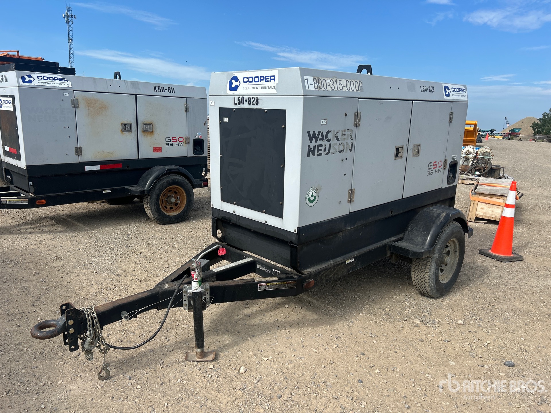 2019 Wacker Neuson G50 / MGT2E 20 kW Mobile Generator Set