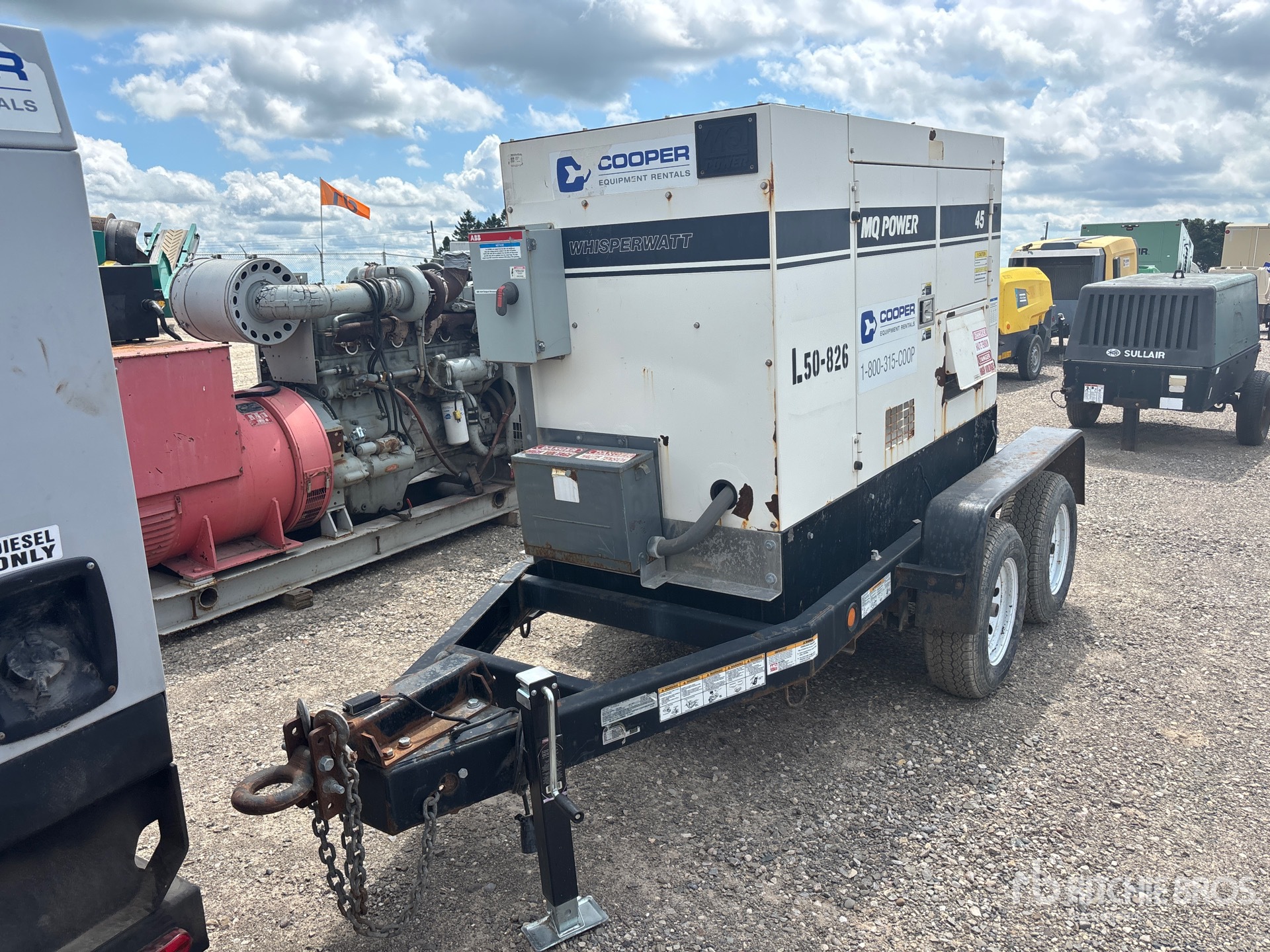 2019 Multiquip DCA45SSIU4F 56 kW Mobile Generator Set