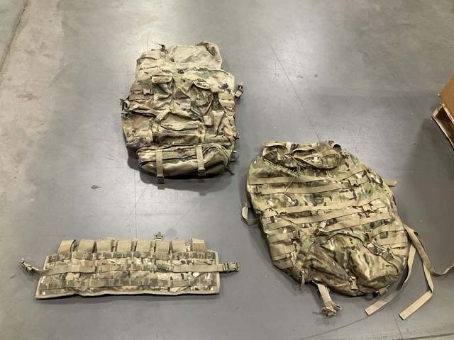 (4) Field Packs, (16) Tactical Assault Panels & Assorted Items