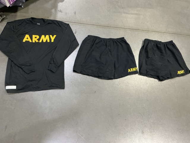 (351) Athlete's T-Shirts & (329) Pairs of Physical Fitness Trunks