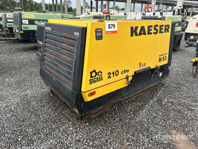 2018 Kaeser M58 210 cfm Skid-Mounted Air Compressor