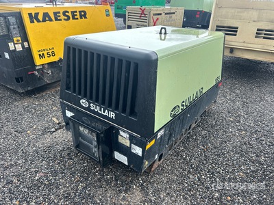 2014 Sullair 185DPQ 185 cfm Skid-Mounted Compressore