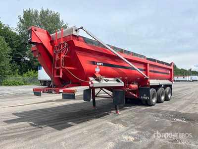 2020 Arne's QMAX3 34 ft Tri/A エンドダンプトレーラー