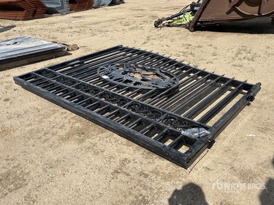 2026 Deer Mountain 20 ft x 7 ft Wrought Iron Bi-Parting Driveway Gate