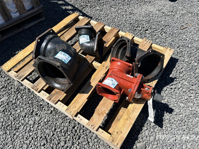 Quantity of (4) 2019 Gate Valves & Cast Iron Fittings Fittings