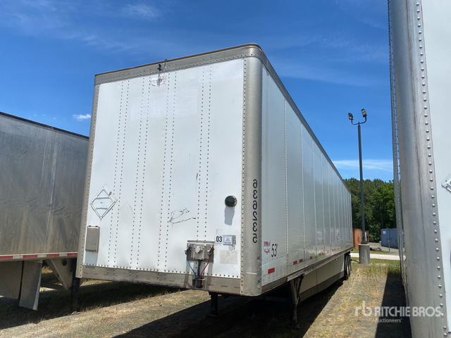 2016 Wabash DVCVHPC 53 ft x 102 in T/A Van Trailer
