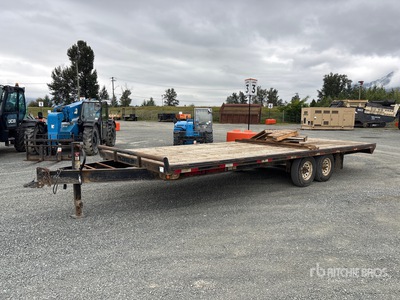 2016 Double A 24 ft T/A Equipment Trailer