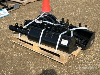 Quantity of (9) 2026 AGT 12EX-ATA Mini Excavator Attachments (Unused)