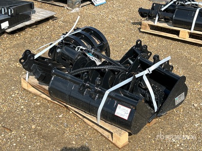 Quantity of (9) 2026 AGT 12EX-ATA Mini Excavator Attachments (Unused)