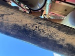Frame Stamp Serial Number/VIN Photo
