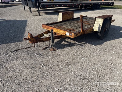 9.5 ft S/A Equipment Trailer