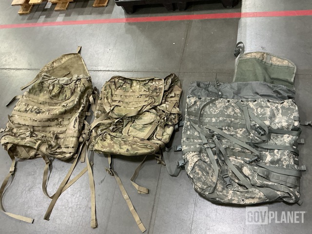(9) Field Packs, (24) Large Rucksack Field Packs & Assorted Items