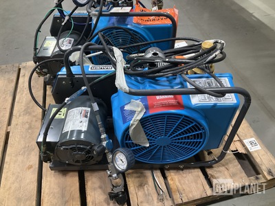 (2) Bauer Compressors JUNIOR II Air Compressors