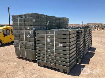 (40) Plastics Research Shipping & Storage Containers