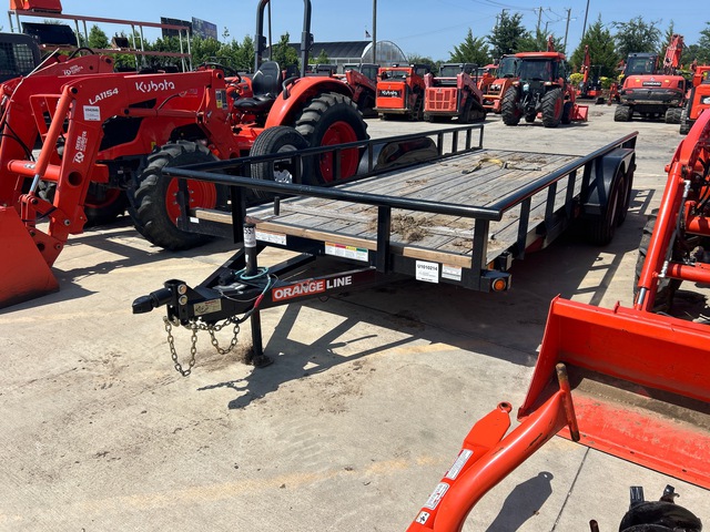 2025 (unverified) Orange Line TU70-20BK4AR2B 20 ft T/A Utility Trailer