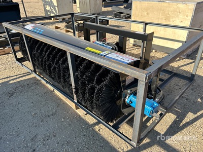 2026 Mower King SSAB72 70 in Skid Steer Broom (Unused)