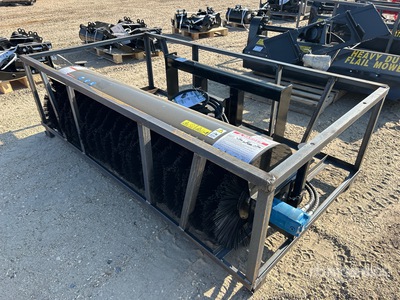 2026 Mower King SSAB72 70 in Skid Steer Broom (Unused)