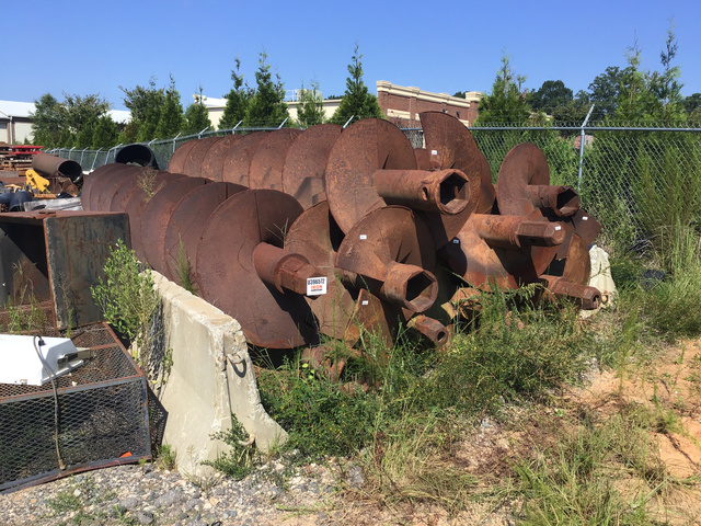 Lot of (10) 42" Horizontal Boring Machine Augers