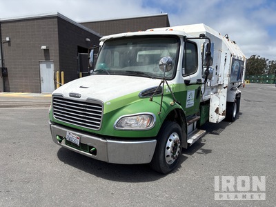 2009 Freightliner M2 106 Business Class 4x2 Side Loader Waste Collection Truck
