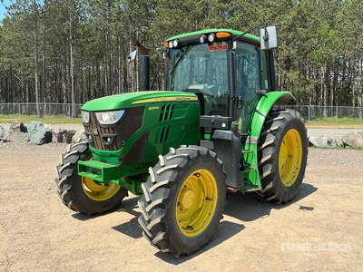 2017 John Deere 6120M 4WD-tractor
