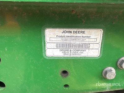 2014 John Deere 6155M 4WD Tractor
