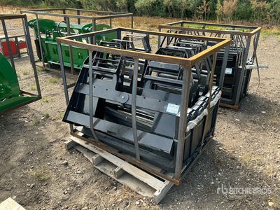 Quantity of (5) 2026 AGT SSCPF48-6600-WFF 48 in Skid Steer Forks (Unused)