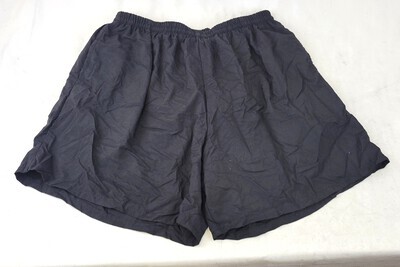 (39) Unused Black Nylon Jogging Shorts, Size X-Large
