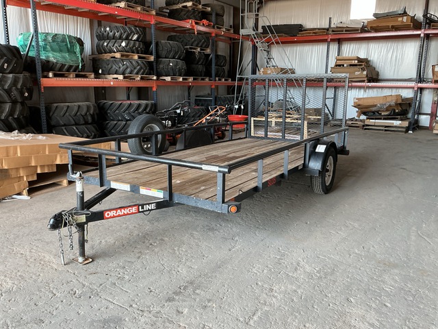2023 Orange Line SU35-14BK4RG 14 ft S/A Utility Trailer