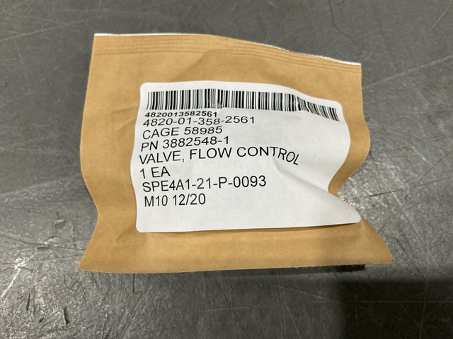 Honeywell 3882548-1 Flow Control Valve