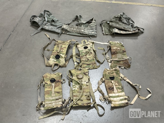 (209) Hydration System Carriers, (10) Fighting Load Carriers & Assorted Items