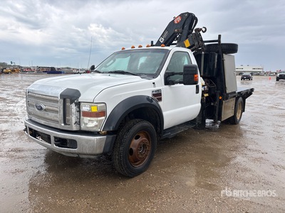 PM Series 6 3000 kg Knuckle Boom on 2008 Ford F-550 XLT 4x4 Boom Truck