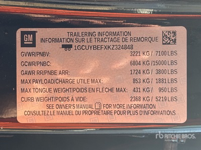 2019 Chevrolet 1500 4x4 Crew Cab Pickup