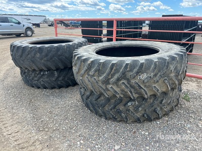 Quantity of (4) Goodyear 20.8R42 Tires