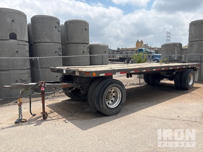 2002 Utility trailer  24 ft Dog Turntable Pup Remolque caja abierta