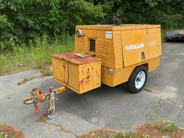 1989 Sullair 125DPQ-KUB 125 cfm Mobile Air Compressor