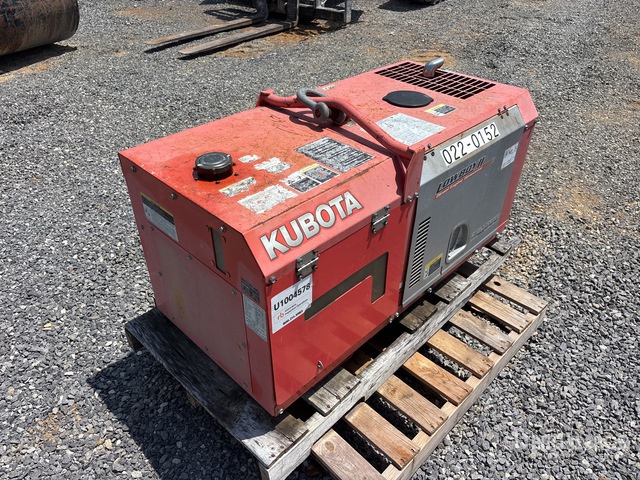 2015 Kubota GL11000-USA 10 kW Skid-Mounted Generator Set