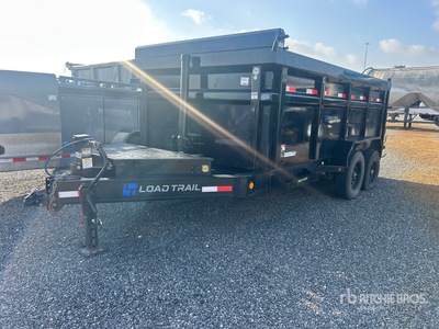 2025 Load Trail 14 ft T/A Dump Utility Trailer