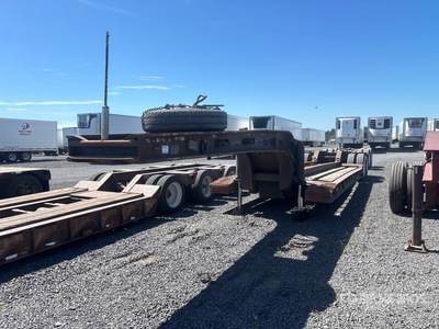 1987 General T/A Removable Gooseneck Low Loader