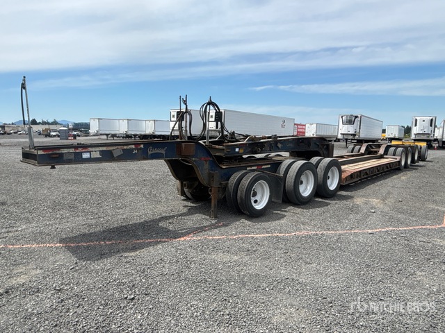 1998 General Tri/A Lowboy Trailer