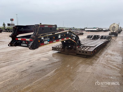 2003 K-Line Tri/A Double Drop Removable Gooseneck Lowboy Trailer