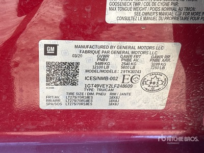 2020 GMC 3500 AT4 4x4 Crew Cab Pickup