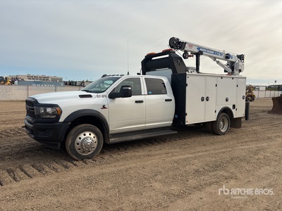 2024 Ram 5500 4x4 Crew Cab Service Truck