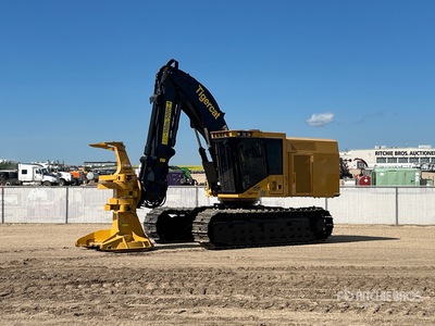 2019 Tigercat X870D を見 Feller Buncher - Track